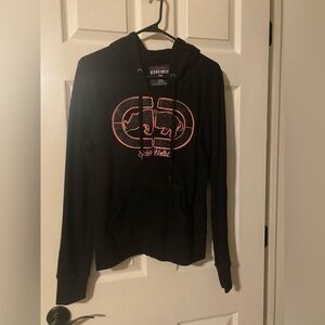 Ecko unlimited glitter logo zip up hoodie